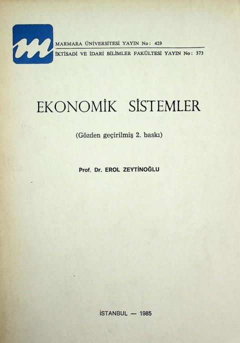 Ekonomik Sistemler
