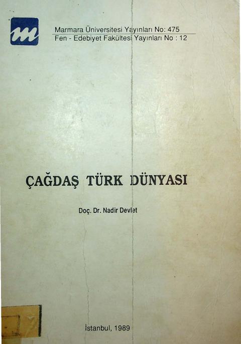 S.S.C.B.'deki Türkler Ağırlıklı Çağdaş Türk Dünyası